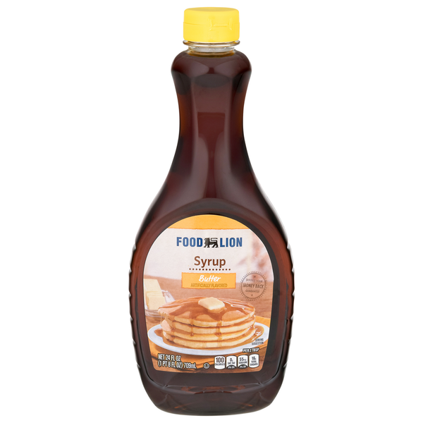 Honeys, Syrups & Nectars Food Lion Butter Syrup hero