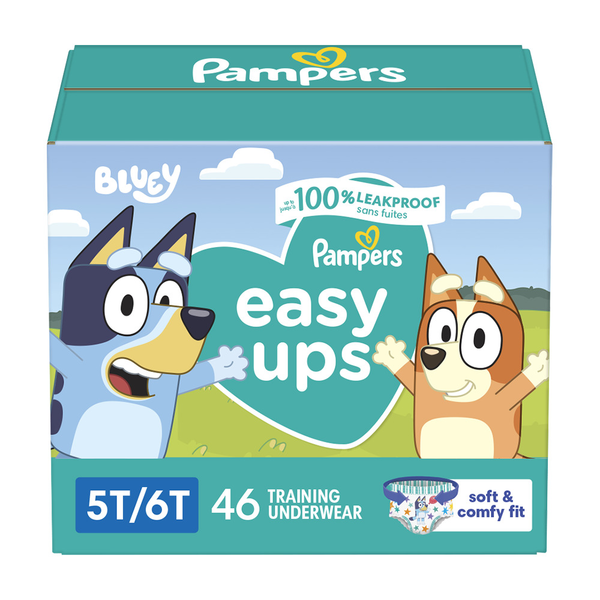 Pampers Easy Ups Training Underwear Boys Size 7 5T6T hero