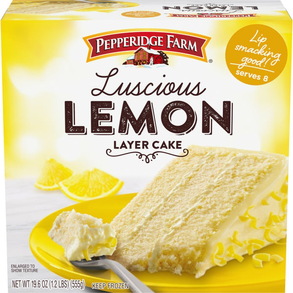 Frozen Dessert & Novelties Pepperidge Farm Frozen Lemon Layer Cake hero