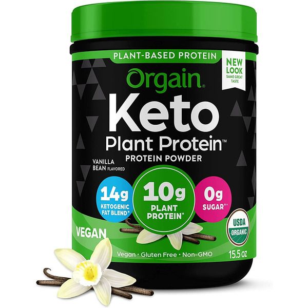 Protein & Meal Replacements Orgain Organic Vegan Keto 10g Plant Based Protein Powder - Vanilla Bean hero