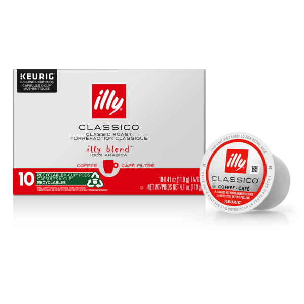 Coffee illy K-Cup Coffee Pods, Classico Medium Roast, 100% Arabica Coffee hero