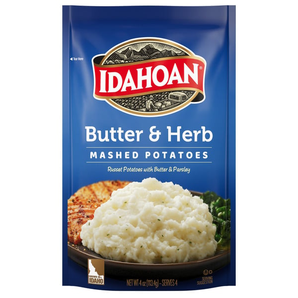 Instant Foods Idahoan® Butter & Herb Mashed Potatoes hero