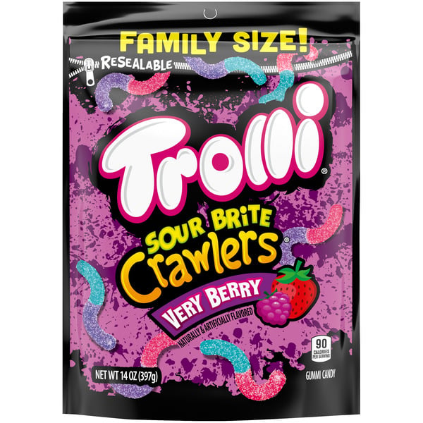 Candy, Chocolate & Gum Trolli Gummi Candy, Crawlers, Very Berry hero