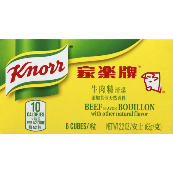 Soup, Broth & Bouillon Knorr Bouillon Mix, Beef Flavor, Cubes hero