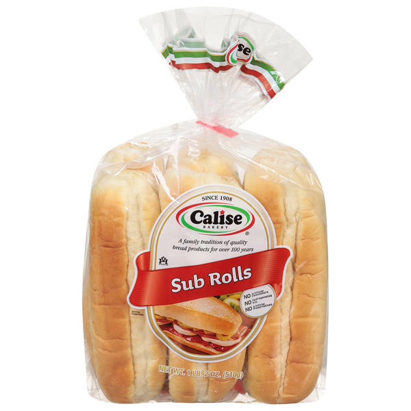 Buns & Rolls Calise Bakery Sub Rolls hero