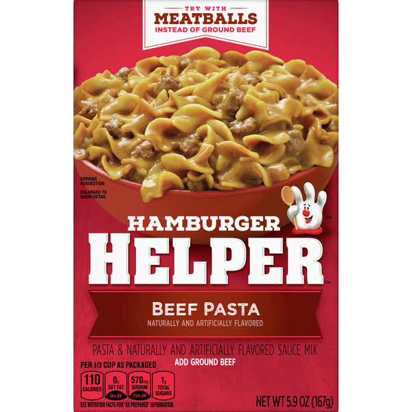 Instant Foods Hamburger Helper Beef Pasta hero