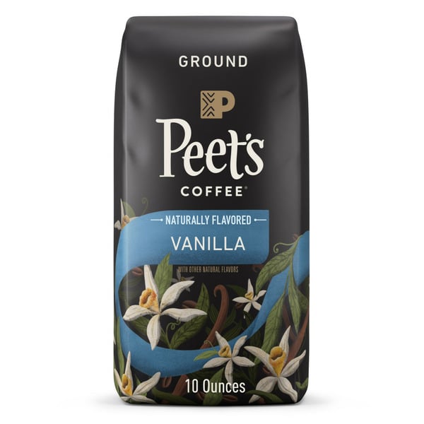 Peet's Coffee Vanilla, Flavored Coffee, Ground, Bag hero