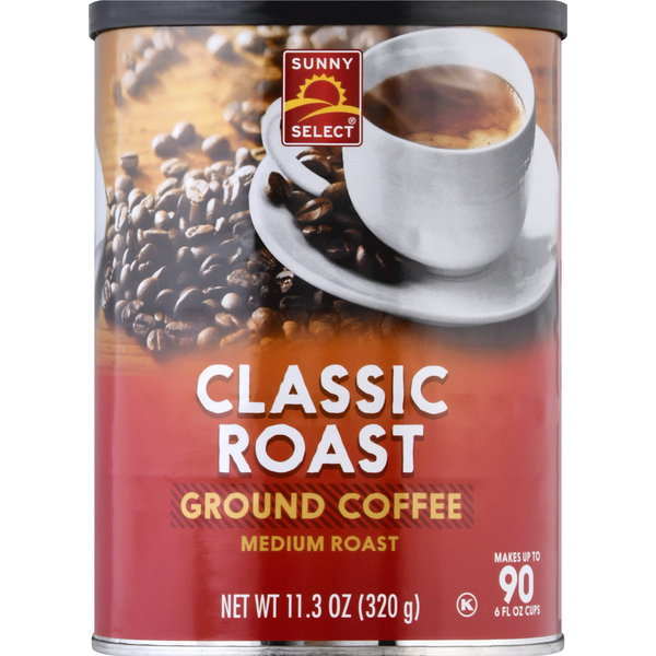 Coffee Sunny Select Coffee, Ground, Medium Roast, Classic Roast hero