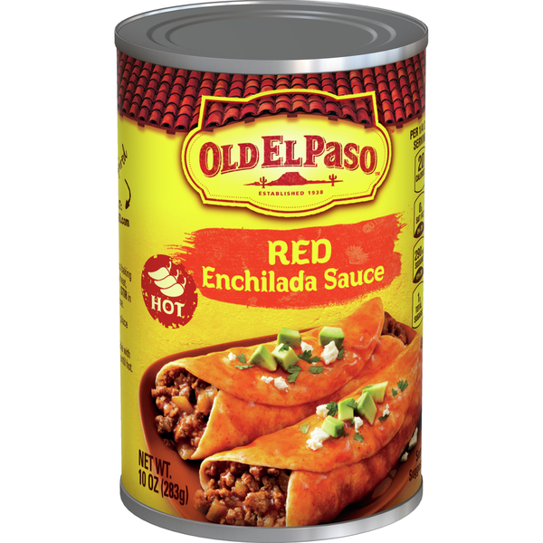 Latino Foods Old El Paso Hot Red Enchilada Sauce hero