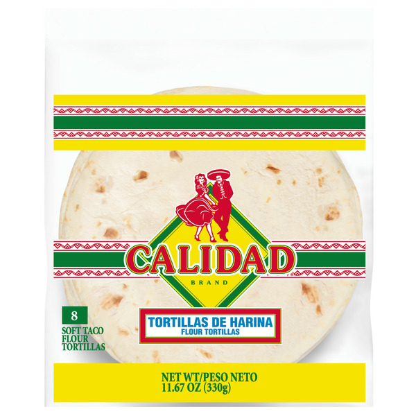 Tortillas & Flat Bread Calidad Soft Taco Flour Tortillas hero