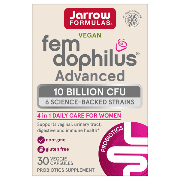 Vitamins & Supplements Jarrow Formulas Fem Dophilus, Advanced, Veggie Capsules hero