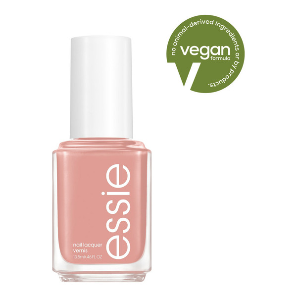 Makeup essie salon-quality nail polish, 8-free vegan, midtone nude, The Snuggle Is Real hero