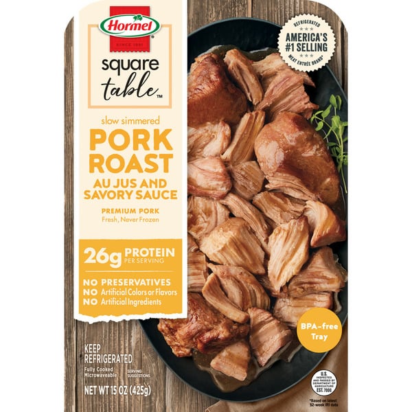 Prepared Meals Hormel Square Table Slow Simmered Pork Roast Au Jus hero