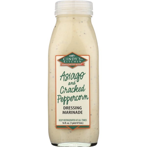 Salad Dressing & Toppings Cindy's Kitchen Asiago & Cracked Peppercorn hero