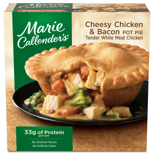 Frozen Meals Marie Callender's Cheesy Chicken & Bacon Pot Pie Frozen Meal hero