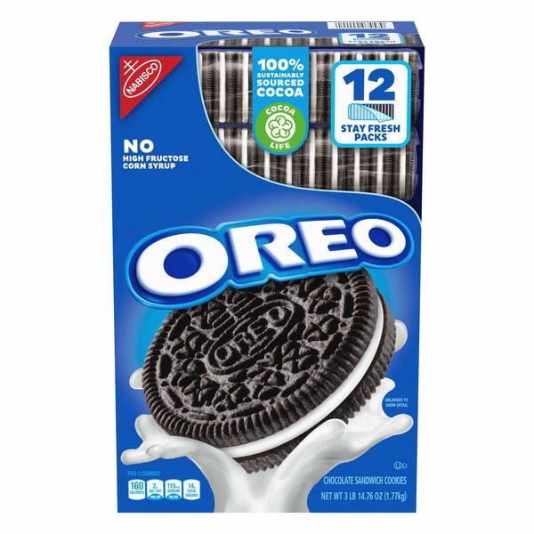 Cookies Oreo Nabisco Cookies,  62.8 oz hero