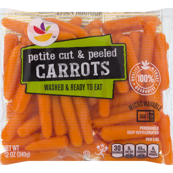 Packaged Vegetables & Fruits Store Brand Carrots, Petite Cut & Peeled hero