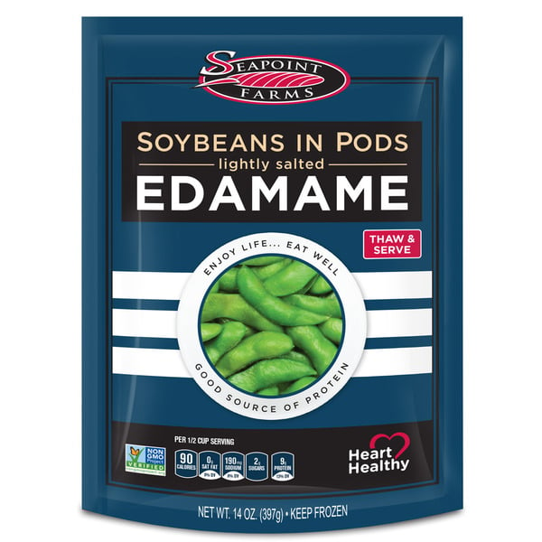 Frozen Vegetables Seapoint Farms Frozen Edamame in Pods, Lightly Salted, Thaw & Serve hero