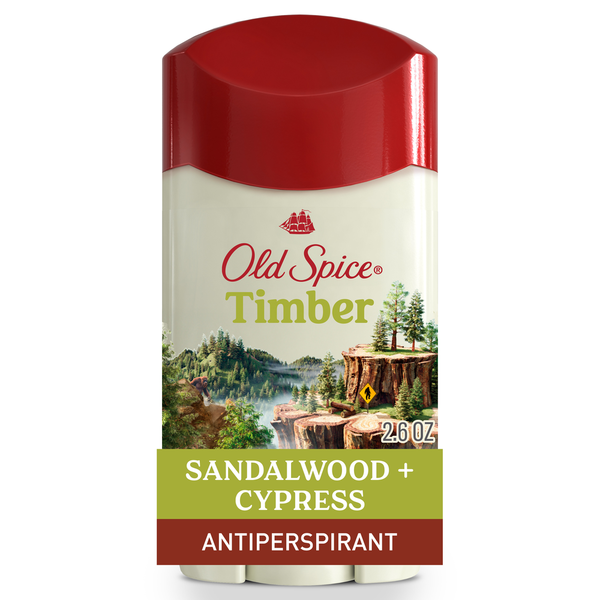 Deodorants Old Spice Men's Antiperspirant & Deodorant Timber with Sandalwood hero