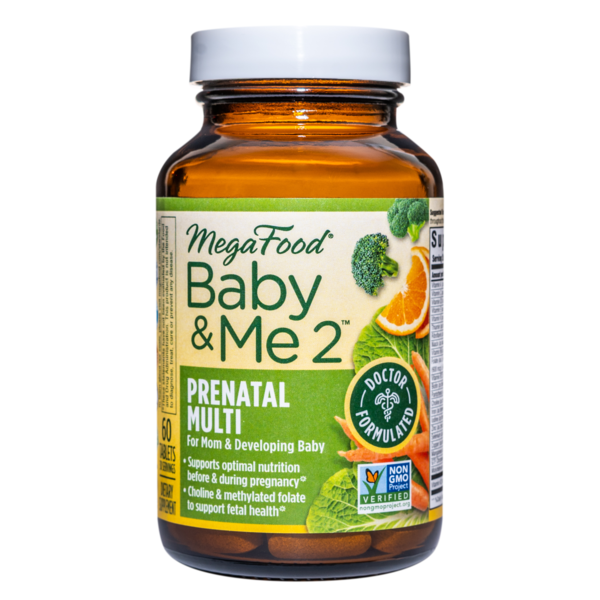 Baby First Aid & Vitamins MegaFood Baby & Me 2™ Prenatal Multi hero