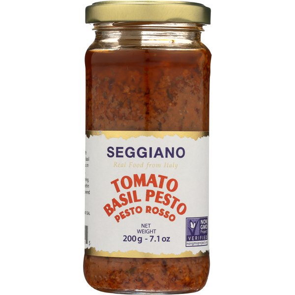 Pasta Sauce Seggiano Tomato And Basil Pesto hero