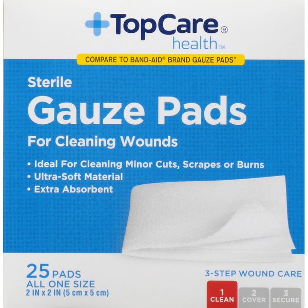 First Aid TopCare Gauze Pads, Sterile hero