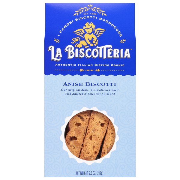 Cookies & Cakes La Biscotteria Biscotti, Anise hero