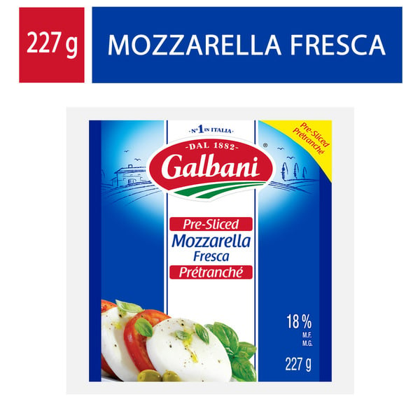 Galbani Fresh Mozzarella Slice Ball hero