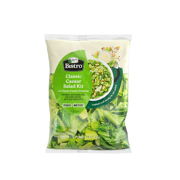 Packaged Vegetables & Fruits Ready Pac Bistro Classic Caesar Salad Kit Bag, with Classic Caesar Dressing hero