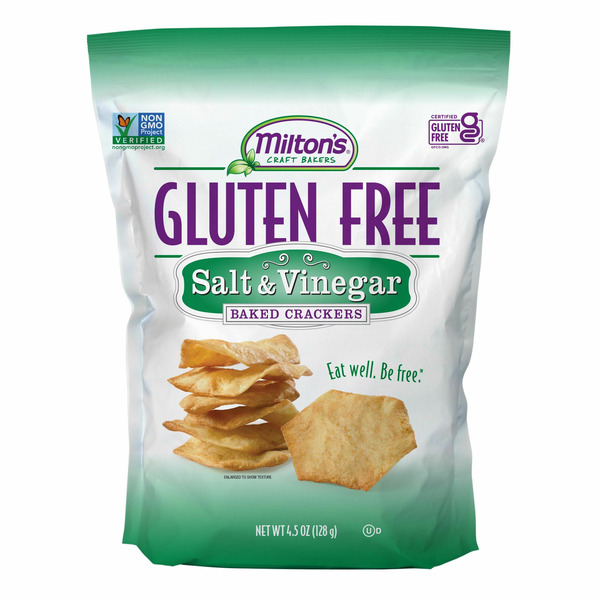 Milton's Craft Bakers Salt & Vinegar, Gluten Free hero