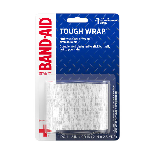 First Aid BAND-AID Tough Wrap Self-Adhesive Wound Wrap hero