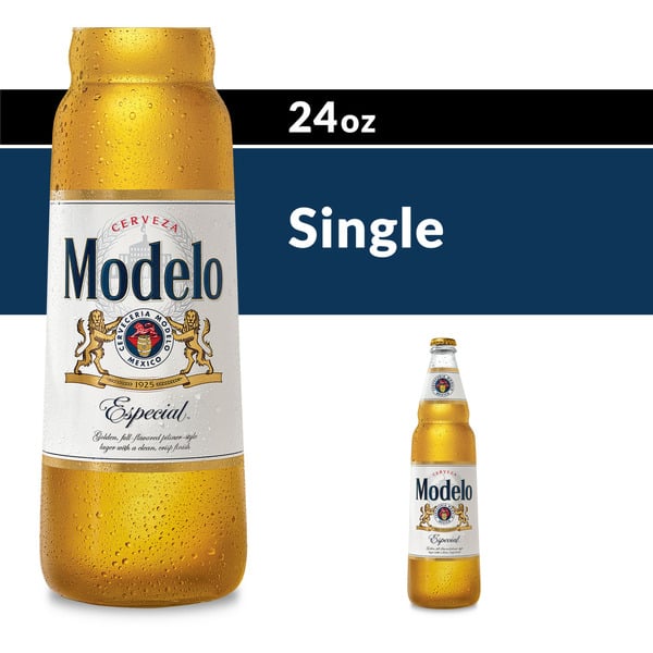 Beers & Coolers Modelo Especial Mexican Lager Import Beer Bottle hero