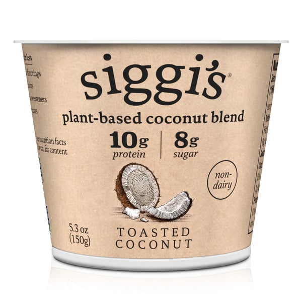 Yogurt Siggi's Plant-Based Coconut Blend Toasted Coconut hero