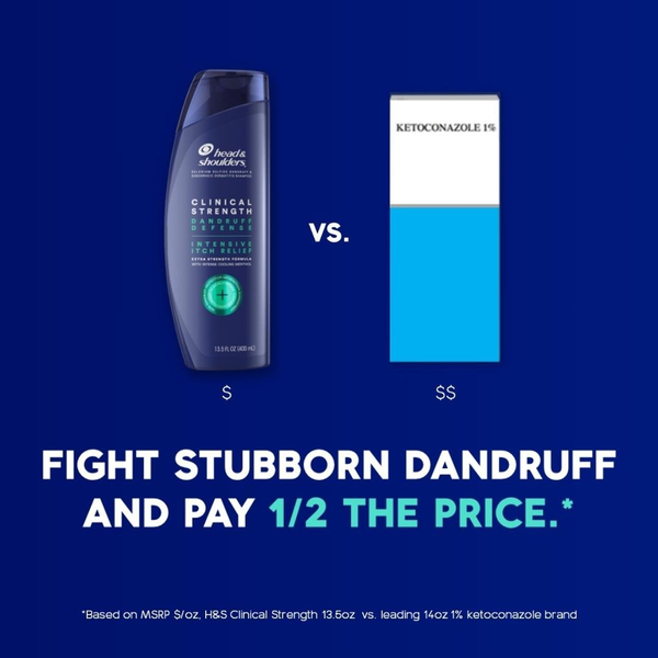 Head & Shoulders deals Anti Dandruff Shampoo, ClinicalnItch Relief for Dry Scalps, 13.