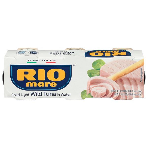 Canned Meat & Seafood Rio Mare Wild Tuna, Solid Light hero