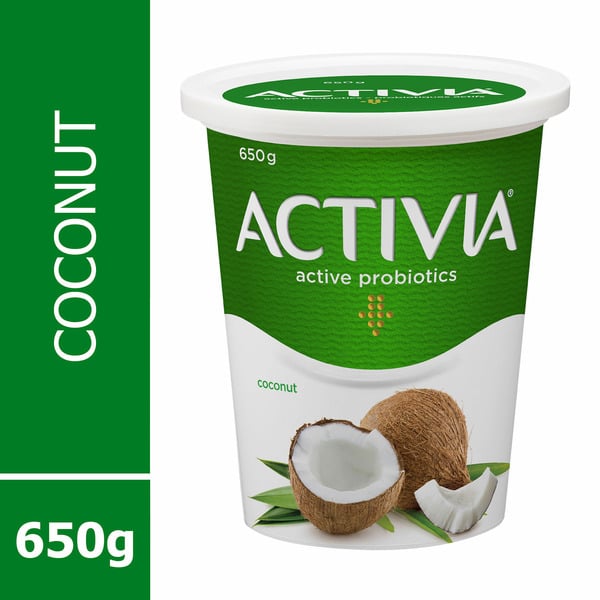 Yogurt Activia Yogurt With Probiotics, Coconut Flavour hero