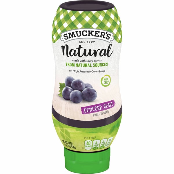 Preserved Dips & Spreads Smucker's Concord Grape Squeezable Fruit Spread hero