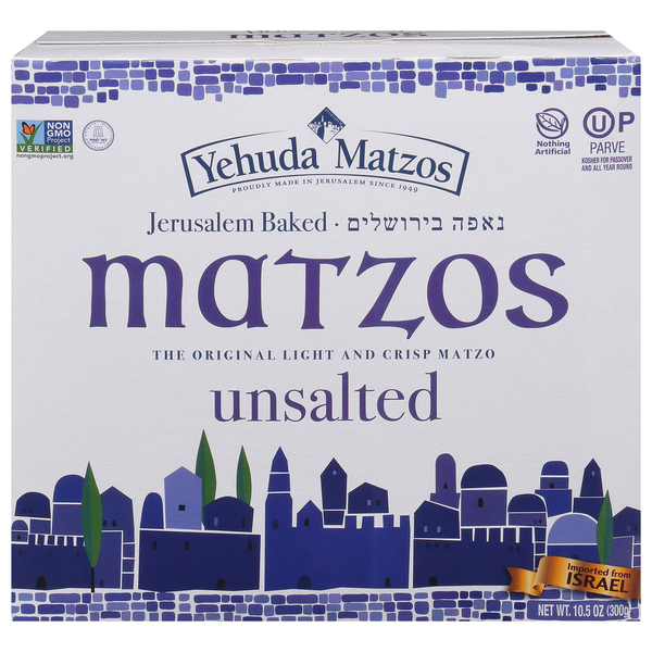 Kosher Foods Yehuda Matzo, Unsalted hero