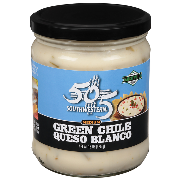 Condiments 505 Southwestern Queso Blanco, Green Chile, Medium hero