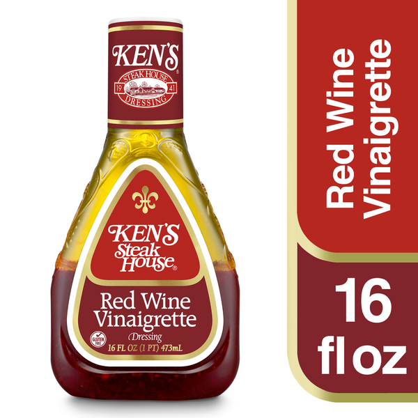 Salad Dressing & Toppings Ken's Steak House Dressing, Red Wine Vinaigrette hero