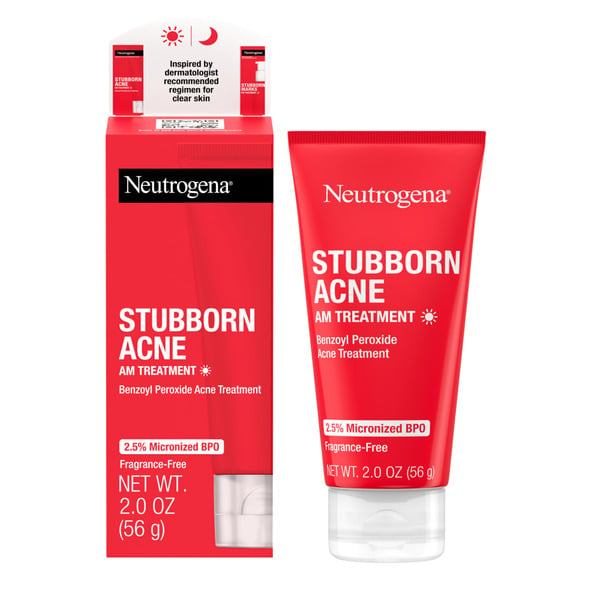 Facial Care Neutrogena Stubborn Acne Am Treatment With Benzoyl Peroxide hero