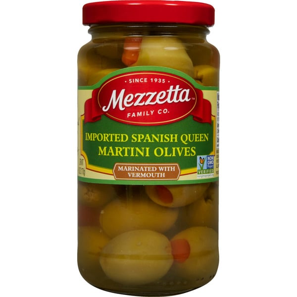 Pickled Goods & Olives Mezzetta Imported Spanish Queen Martini Olives hero