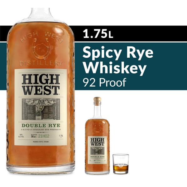 Liquor High West Double Rye Whiskey Bottle hero