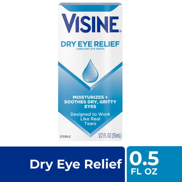 Eye & Ear Care VISINE Dry Eye Relief Lubricating Eye Drops For Dry Eyes hero