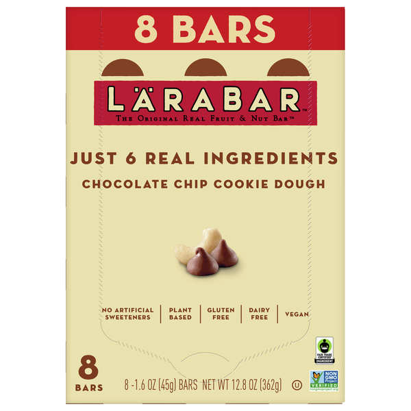 Energy & Granola Bars LÄRABAR Fruit & Nut Bar, Chocolate Chip Cookie Dough hero