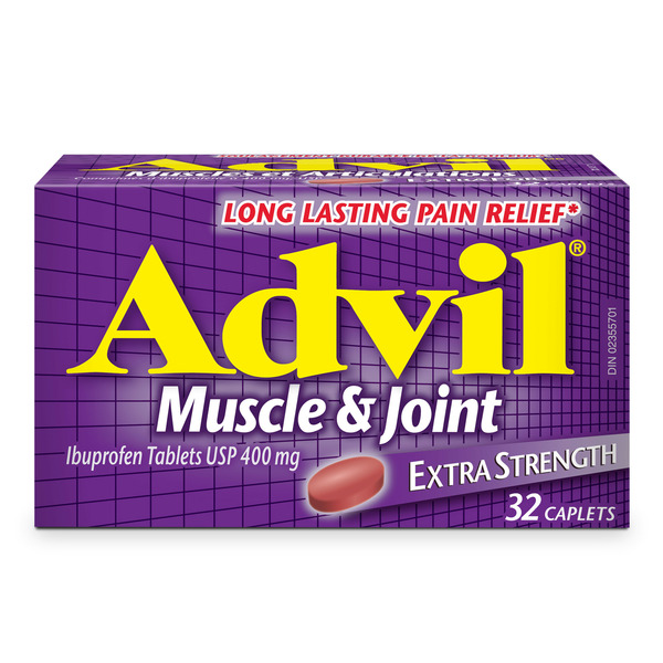 Muscles, Joints & Pain Relief Advil Muscle & Joint Extra Strength Ibuprofen Tablets Usp 400 Mg 32 Caplets hero