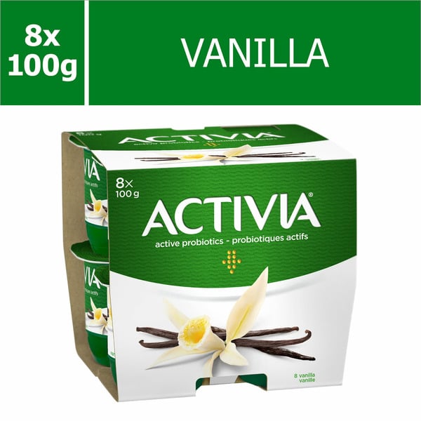 Yogurt Activia Yogurt With Probiotics, Vanilla Flavour, 00G hero