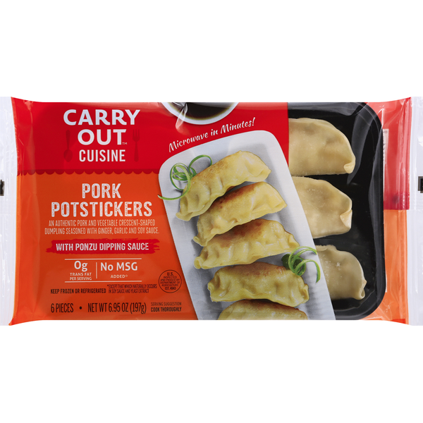 Prepared Meals & Sides Carry Out Cuisine Pork Potstickers hero