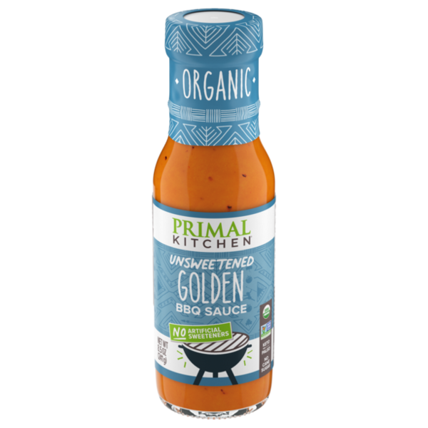 Condiments Primal Kitchen BBQ Sauce, Organic & Unsweetened, Golden hero