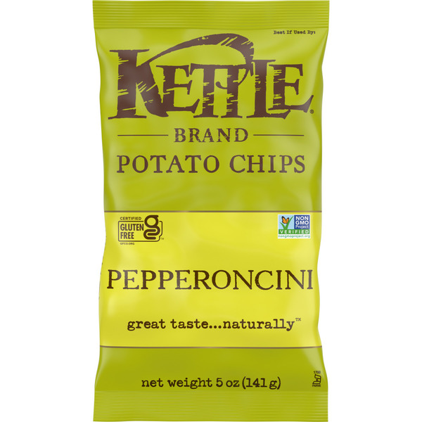 Chips & Pretzels Kettle Chips Pepperoncini Potato Chips hero